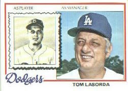 1978 Topps Baseball Cards      189     Tom Lasorda MG DP